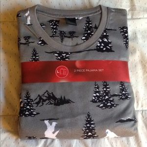NWT Men's pajamas 2 piece set Sz Large